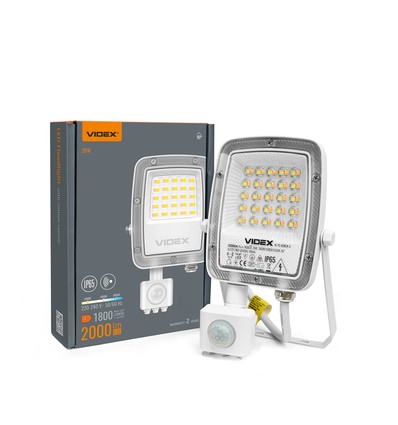 20W LED-strålkastare med sensor - PIR, CCT