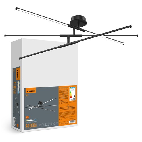 40W LED taklampa - Svart, CCT
