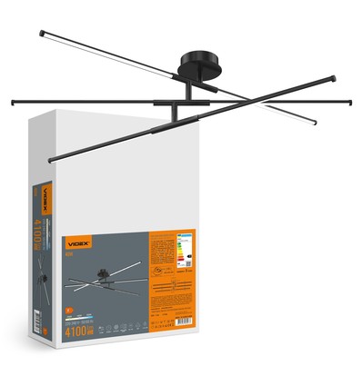 40W LED taklampa - Svart, CCT