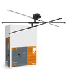 40W LED taklampa - Svart, CCT