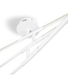 40W LED taklampa - CCT, vit