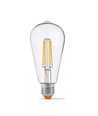 E27 6W dimbar filament LED-lampa - ST64, neutral vit
