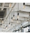 E27 6W dimbar filament LED-lampa - ST64, neutral vit
