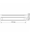 60cm 27W komplett LED-armatur - Vit, 5000K