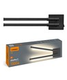 10W LED vägg-/takarmatur - Svart, CCT, 3 ljusfärger