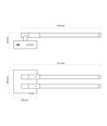 10W LED vägg-/takarmatur - Svart, CCT, 3 ljusfärger