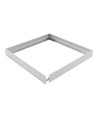 Hög ram för 60x60 LED-panel - Snabbmonterad, utan synliga skruvar, vit kant, 65mm hög