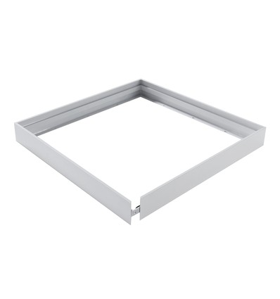 Ram för 60x60 LED-panel - Snabbmonterad, utan synliga skruvar, vit kant