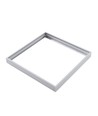 Ram för 60x60 LED-panel - Snabbmontering, plasthörn, vit kant, 62mm hög