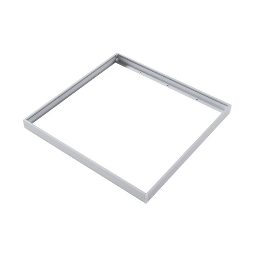 Ram för 60x60 LED-panel - Snabbmontering, plasthörn, vit kant