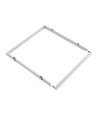 Infällnadsram för 60x60 LED-panel - Passar till Troldtekt utan anpassning, vit kant