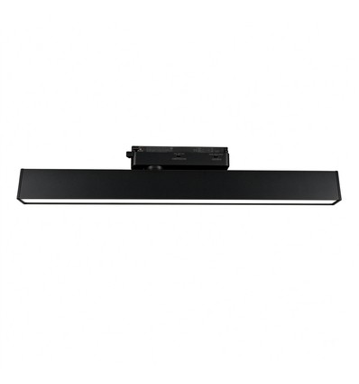 30/28/25W 1-fas LED strömskena - 60 cm, Svart, 1F2W