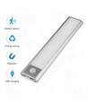 20cm 1,5W LED skåplampa med sensor - Silver, uppladdningsbar, IP20