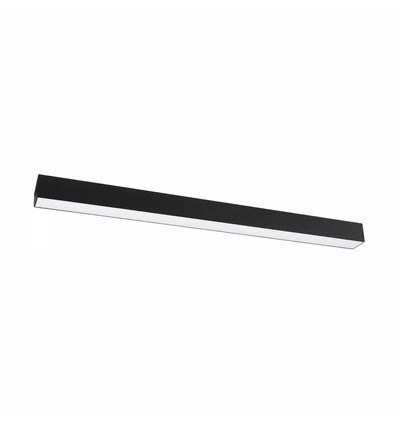 120cm 50W Allday Essential LED takarmatur - CCT, svart, IP20