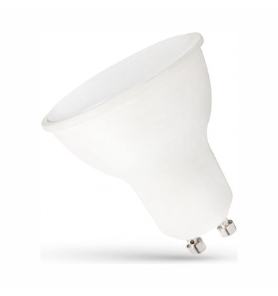 Spectrum GU10 9W LED-lampa - Kall vit, matt glas