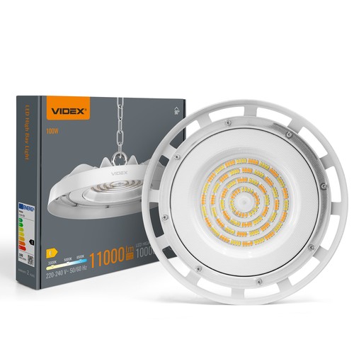 100W LED High Bay - CCT, vit