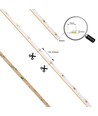 5m COB sidoljus LED-remsa - 5m, IP20, 24V, 480 LED per meter