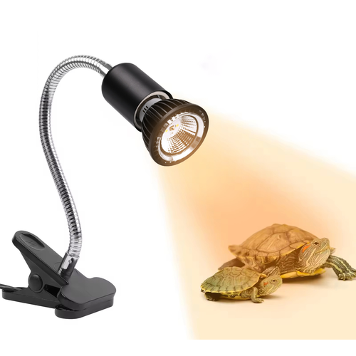Reptil LED-lampa UVB - 5W, klämfäste