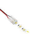 Slim LED strip skarv till lösa ledningar - 10mm, enfärgad, IP20, 5V-24V