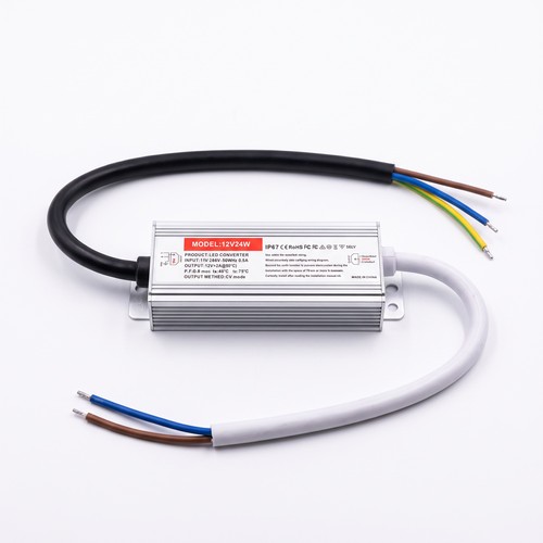 20W / 12V DC strömförsörjning - 1.6A, IP67 vattentät