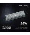 36W / 24V DC vattentät strömförsörjning - IP67