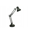 Klassisk svart arkitektlampa - Inkl. fot och bordsklämma, E27-sockel, utan ljuskälla