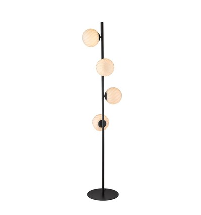 Outlet: Halo Design - TWIST 4 golvlampa, Opal/svart