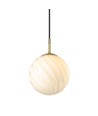 Halo Design - TWIST hänge, Kula Ø15 Opal / Mässing
