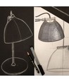 Outlet: Halo Design - ÅRHUS taklampa Ø40 E27, Grå/Trä