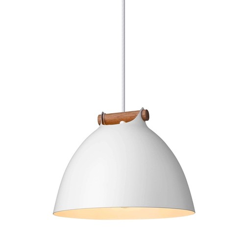 Outlet: Halo Design - ÅRHUS hänge Ø24cm E27, Vit / Trä