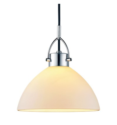 Halo Design - DENVER Pendel Ø26 opalglas/krom