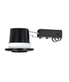 Nordlux GU10 infälld spotlight Umberto - Svart, IP44, godkänd i isolering