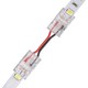 Slim Skarv med ledning til LED strip - 8mm, enkeltfarvet, IP20, 5V-24V