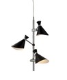 Taklampa CORNER, G9, Nielsen Light - Krom/svart