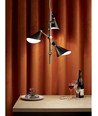 Taklampa CORNER, G9, Nielsen Light - Krom/svart
