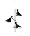 Taklampa CORNER, G9, Nielsen Light - Krom/svart