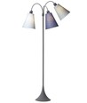 E27 TRAFIK golvlampa, Nielsen Light - Grå - Dalablå, turkos, ljusblå