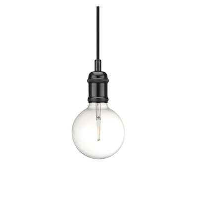 Outlet: Nordlux Avra pendelupphängning, svart/krom, E27