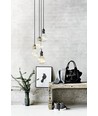 Outlet: Nordlux Avra pendelupphängning, svart/krom, E27