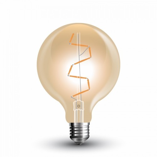 E27 4W LED globelampa - Ø9,5 cm, Koltråd, extra varmvit, 2200K