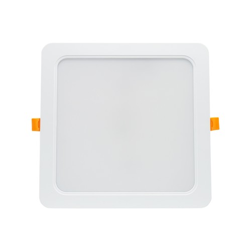 24W 22 x 22 cm LED infällnadspanel - IP54 utomhus, hål: 19,5 x 19,5 cm, mått: 22 x 22 cm