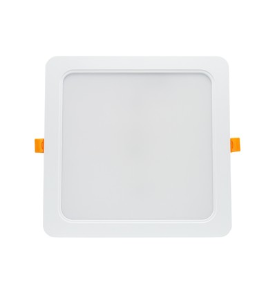 12W 14,5 x 14,5 cm LED infällnadspanel - IP54 utomhus, hål: 12 x 12 cm, mått: 14,5 x 14,5 cm