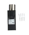 GU10 Vägglampa upp/ner m. sensor - IP44 utomhus, rostfri, utan ljuskälla