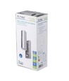 GU10 Vägglampa upp/ner m. sensor - IP44 utomhus, rostfri, utan ljuskälla