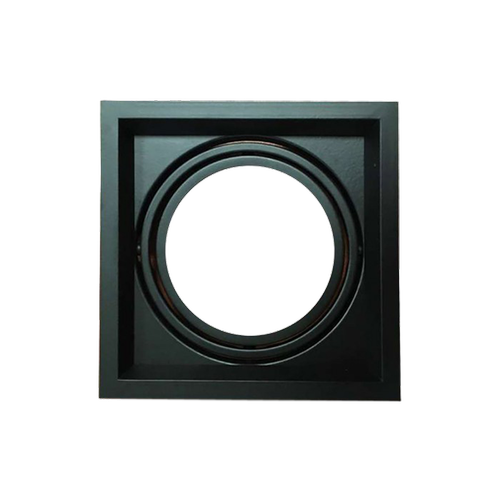 G53 AR111 infälld spotlight - Svart, 17,5 x 17,5 cm
