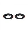 2-pack MR16/GU10 Downlight kit - Utan ljuskälla, svart, Hål: Ø6,3 cm, Mått: Ø8 cm