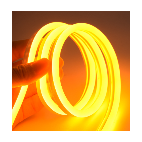 5m 8W per meter Gul 8x16 Neon Flex LED - 12V DC, IP67