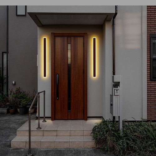 17W LED Corten vägglampa - IP65 utomhus, inkl. ljuskälla