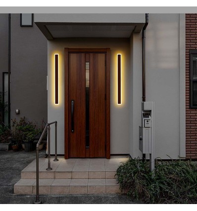 17W LED Cortenfärgad vägglampa - IP65 utomhus, inkl. ljuskälla