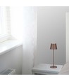 V-Tac uppladdningsbar bordslampa, trådlöst - Cortenfärgad, IP54 utomhus bordslampa, touch dimbar